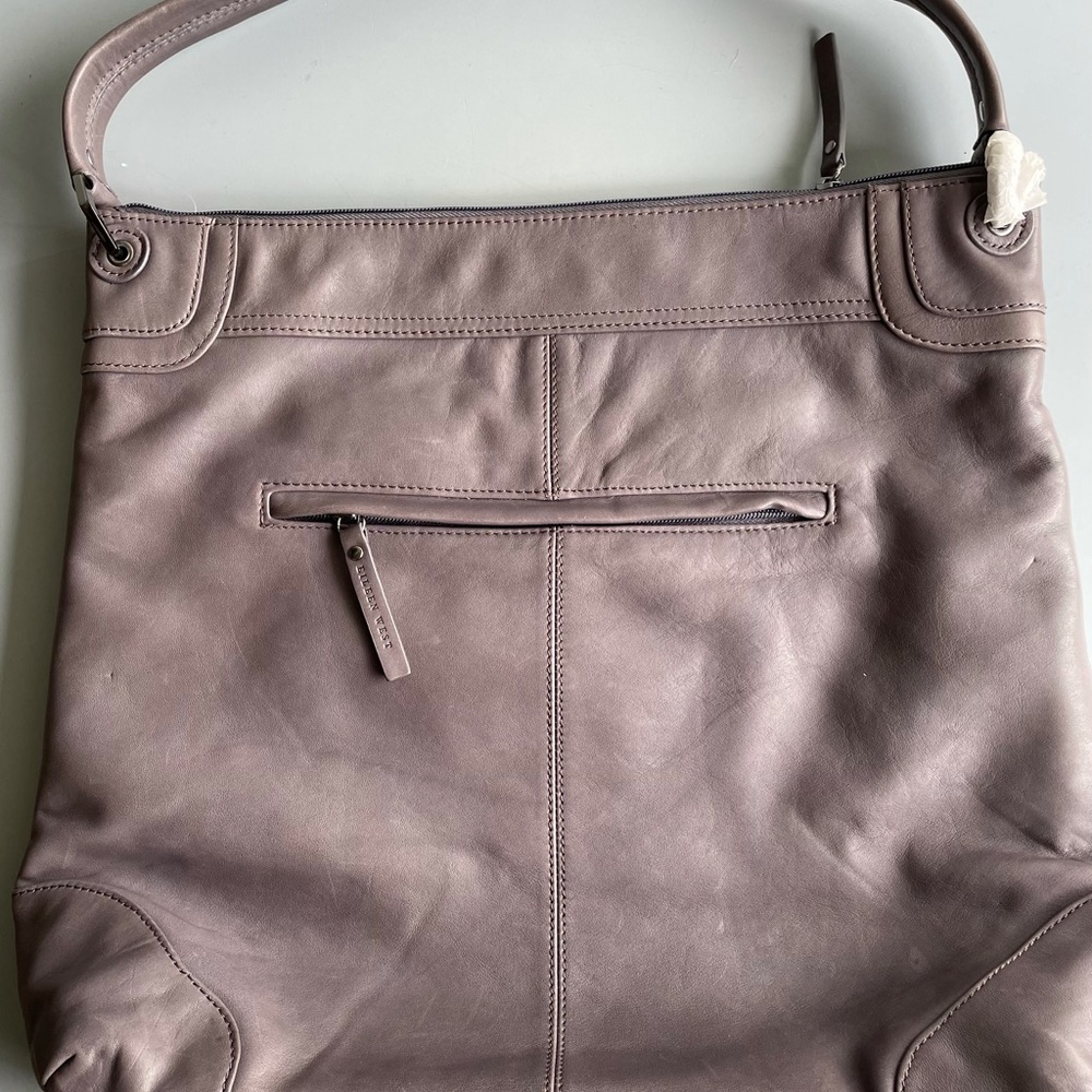 NWT Eileen West Leather Hobo Purse - Picture 3 of 10